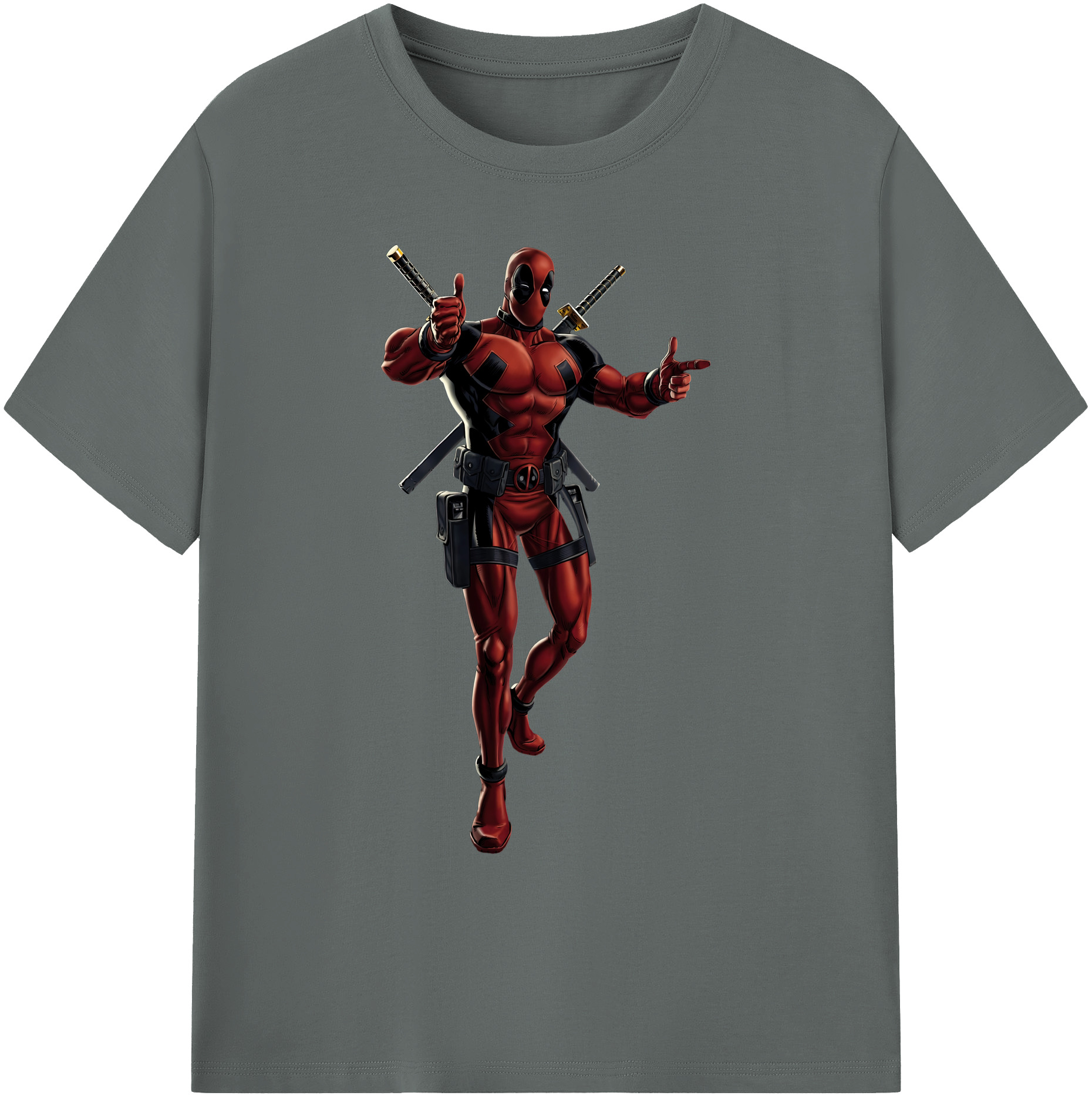（画像用） Deadpool デッドプール 綿100％ メンズ半袖Tシャツ｜肌触りやわらか＆通気性